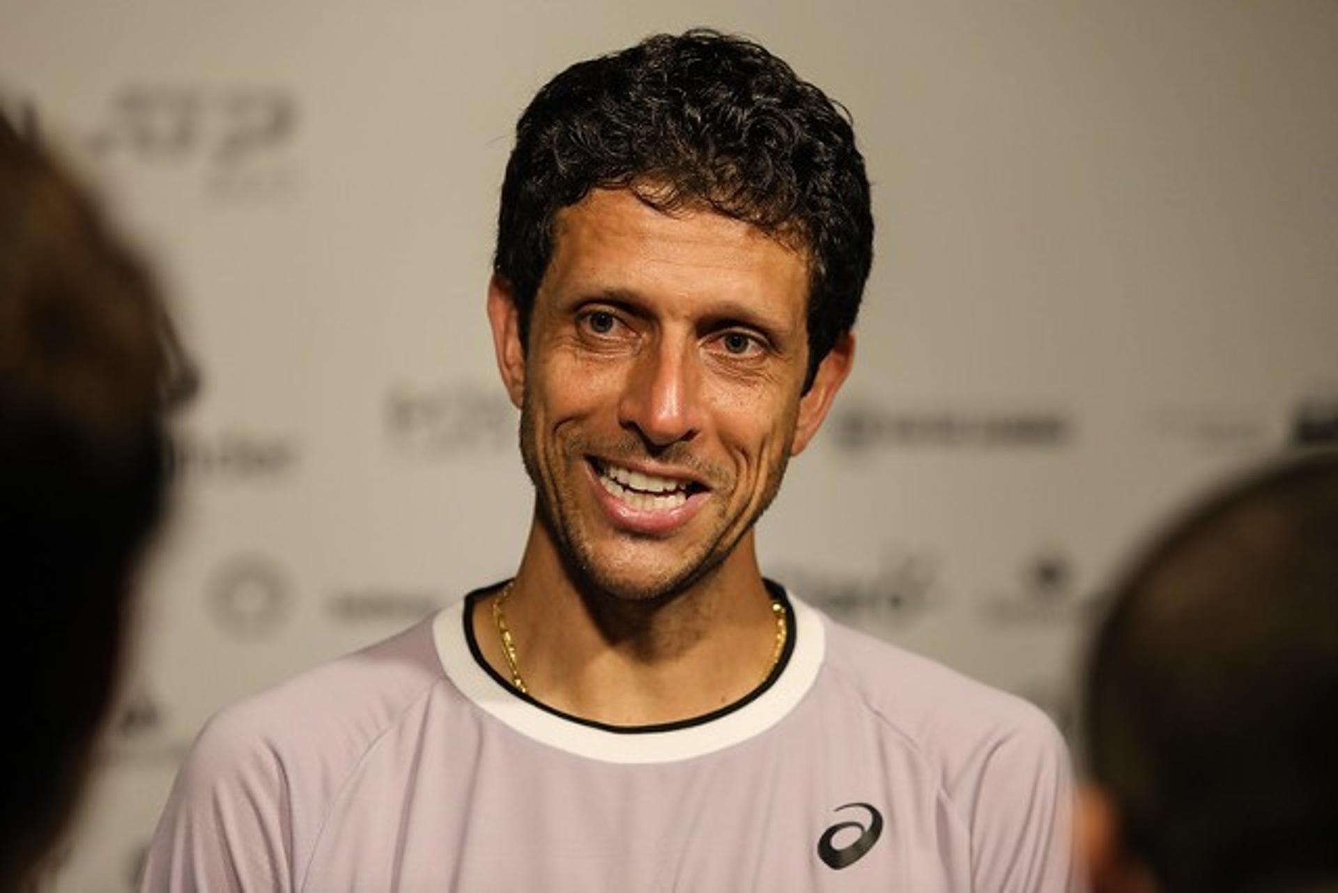 Marcelo Melo em entrevista após a final do Rio Open