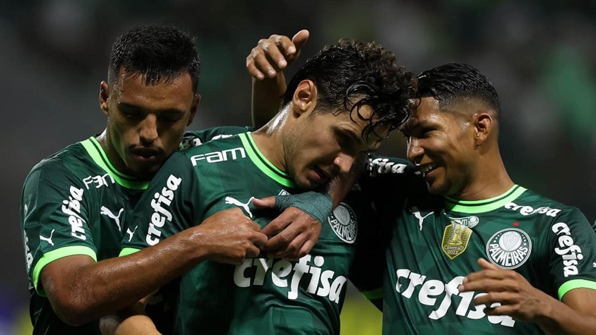 Gabriel Menino, Raphael Veiga e Rony - Palmeiras x Ferroviária