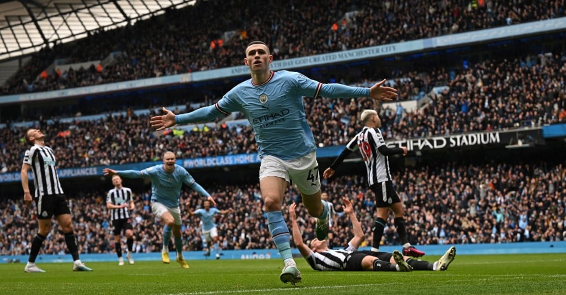 Manchester City x Newcastle - Foden