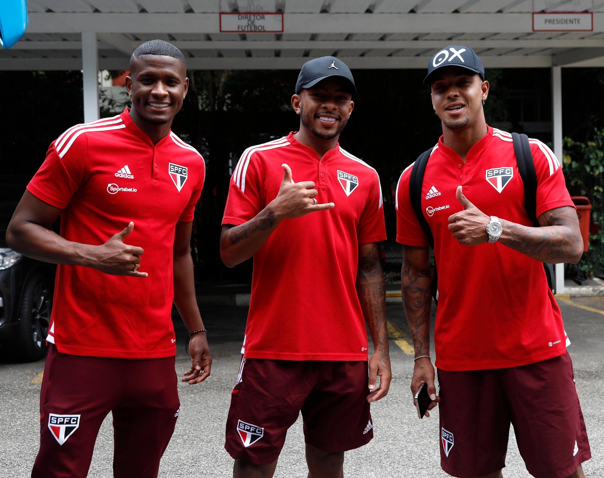 Orejuela, Welington e David - São Paulo