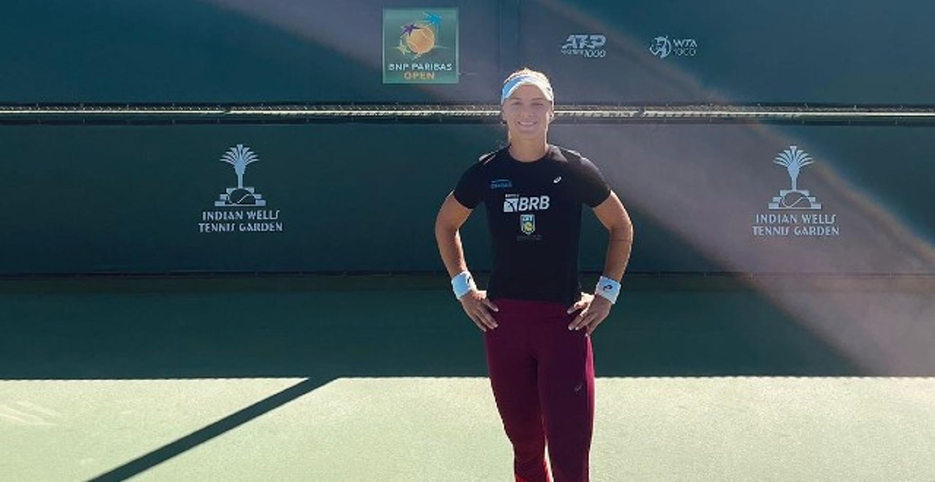 Laura Pigossi em Indian Wells