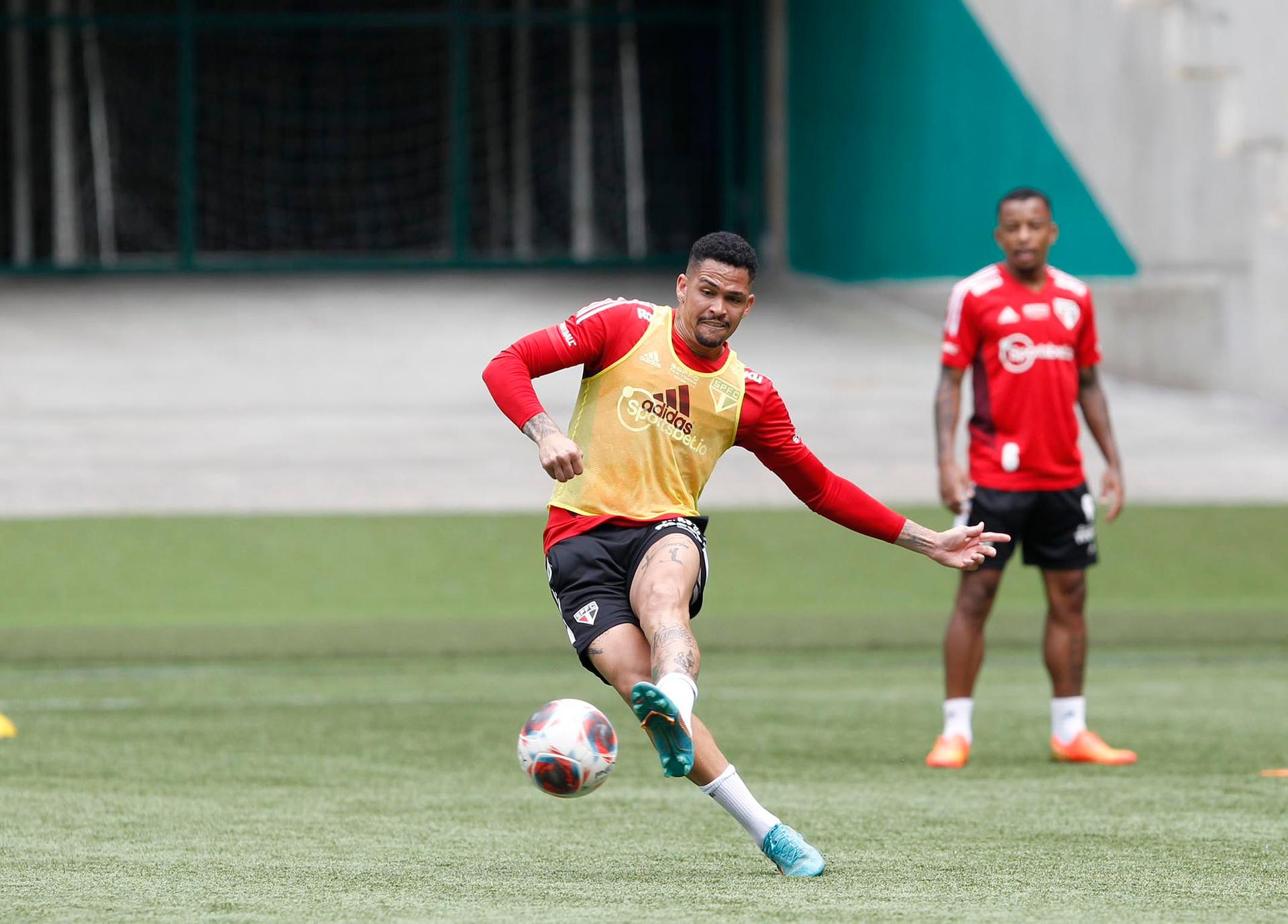 Luciano - treino São Paulo Allianz Parque