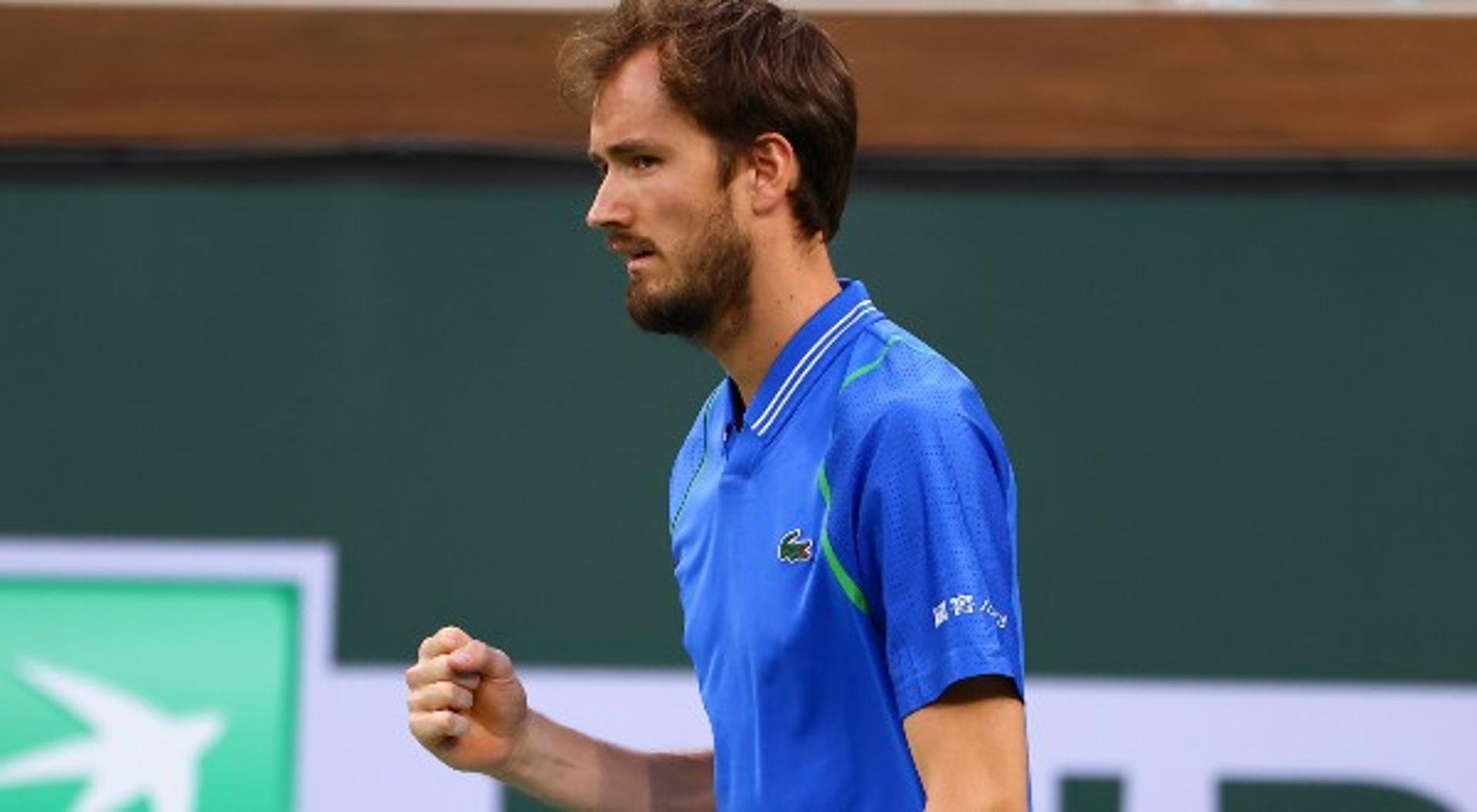 Daniil Medvedev vence mais uma em Indian Wells