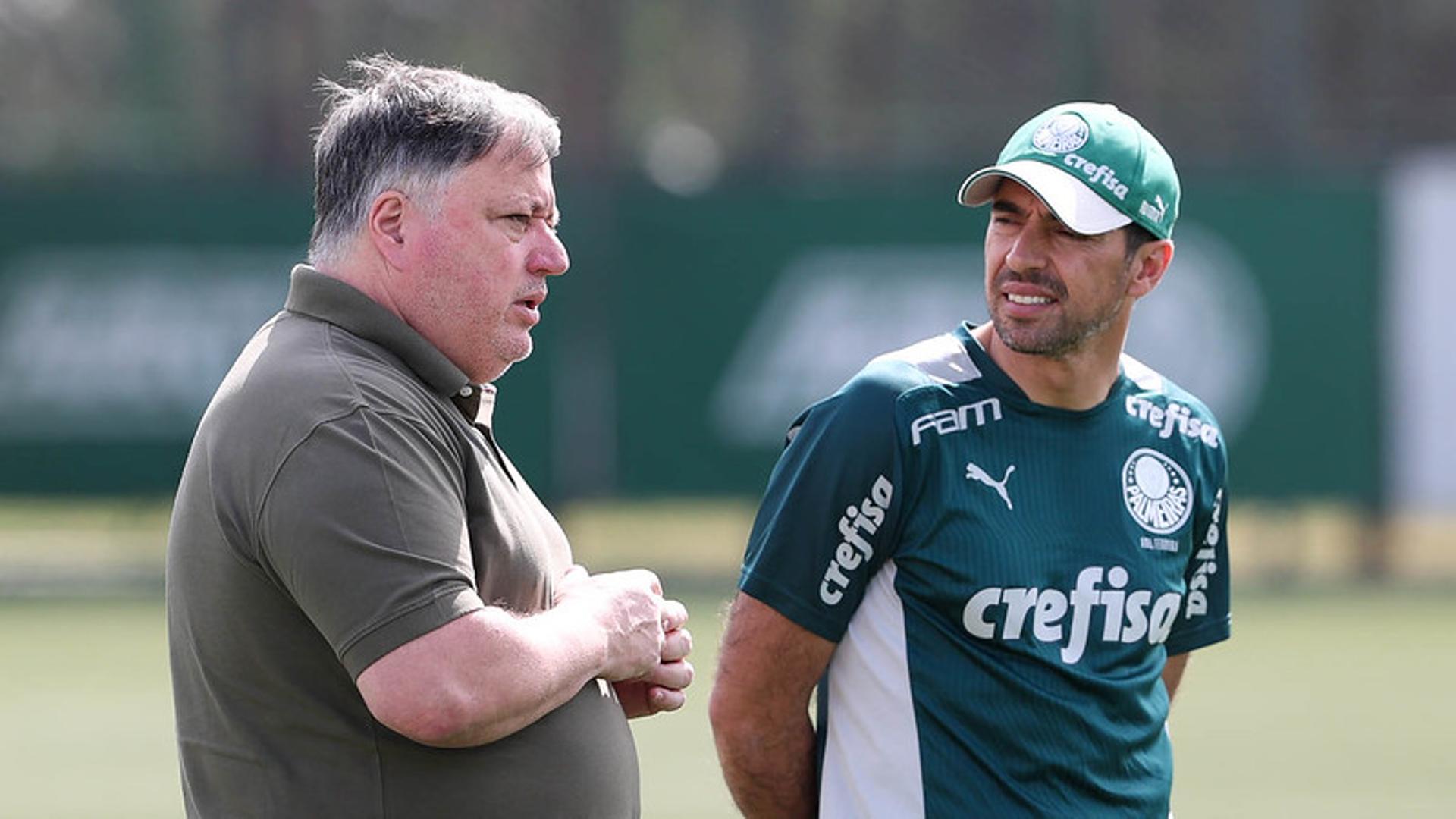 Anderson Barros e Abel Ferreira - Palmeiras