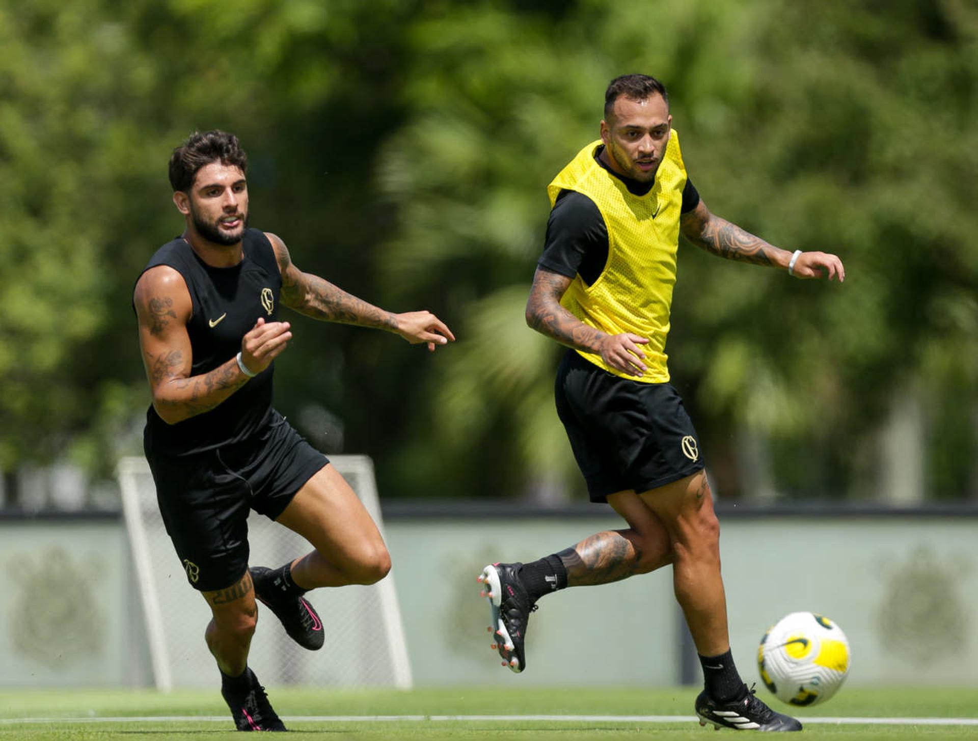 Maycon e Yuri Alberto - Treino Corinthians 16/03