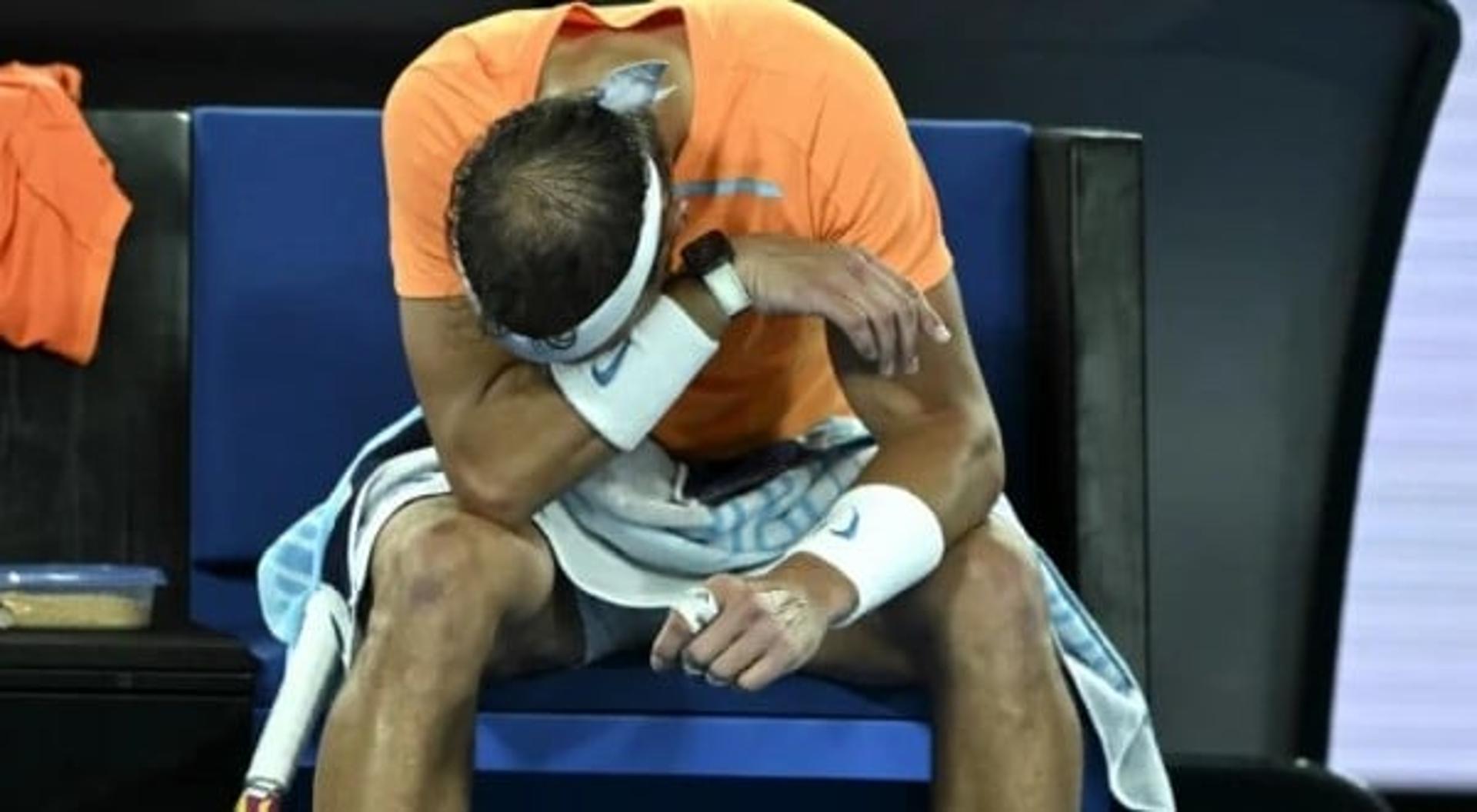 Rafael Nadal lesionado no Australian Open