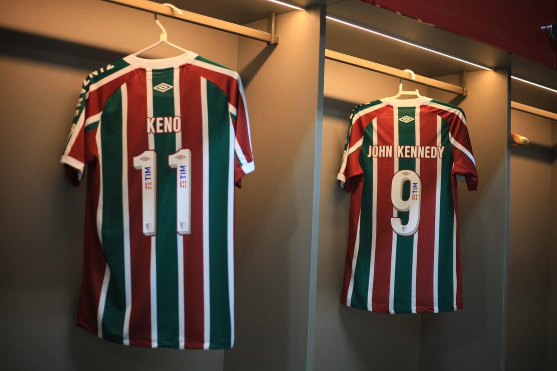 Camisa do Fluminense - Keno 11 e John Kennedy 9