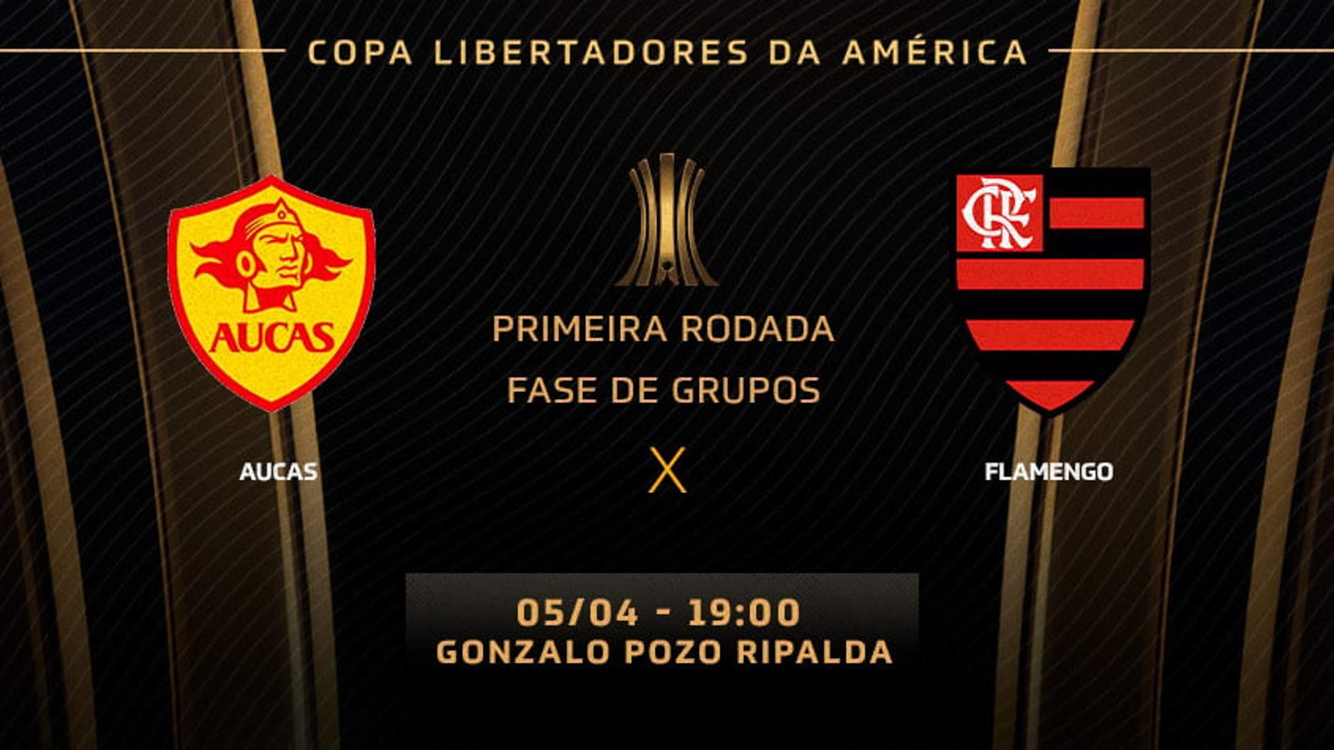 Nota ficha Aucas x Flamengo