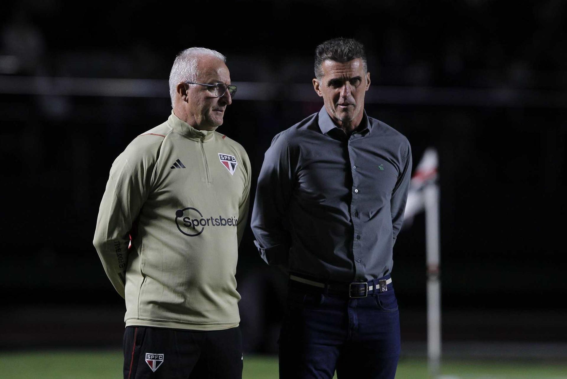 Dorival Júnior e Vagner Mancini - São Paulo 3x0 América-MG