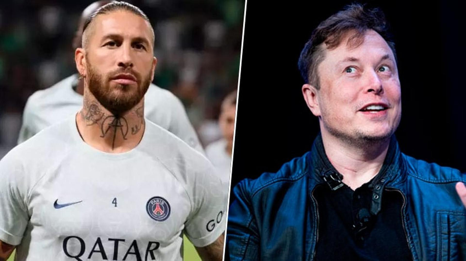 Sergio Ramos e Elon Musk