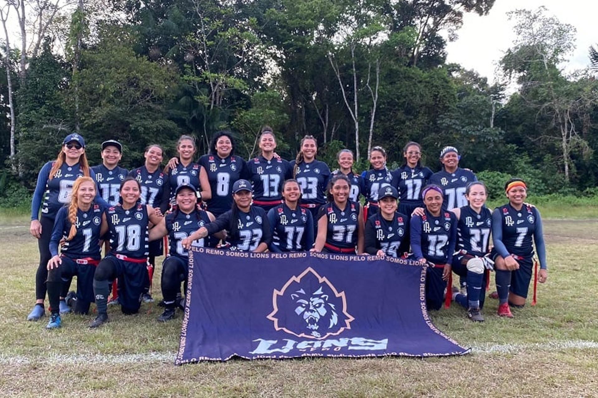 Time feminino do Remo Lions conquistou o título regional