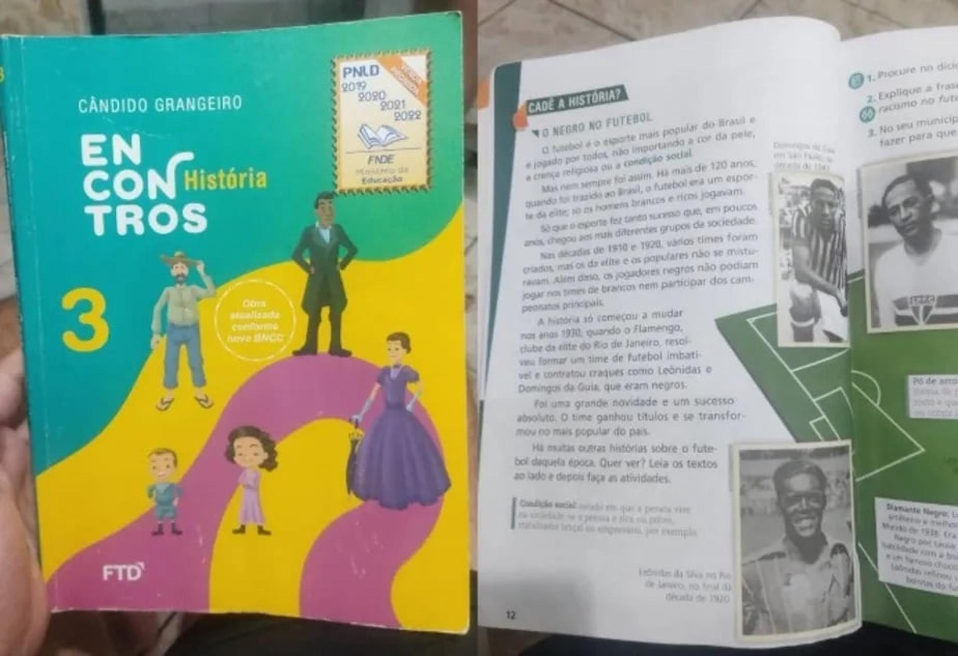 Livro didático - Flamengo Vasco