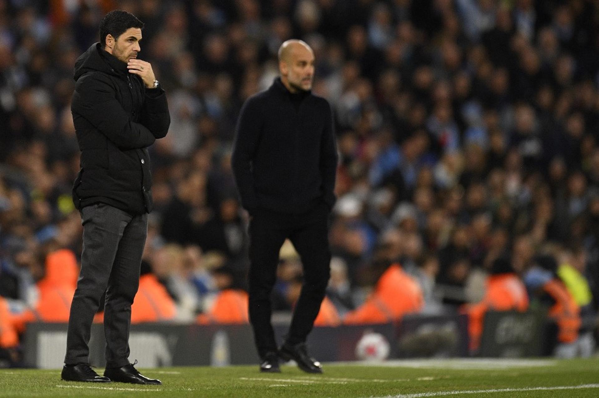 Arteta e Guardiola