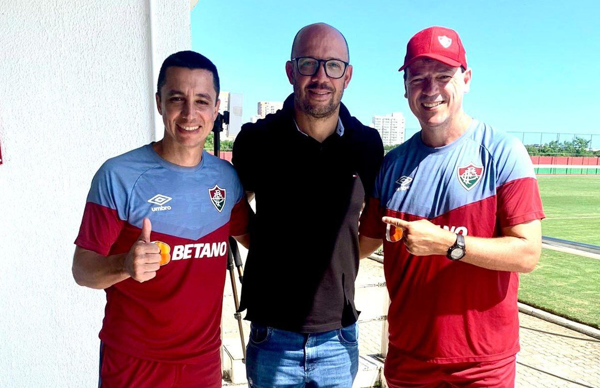 Eduardo Barros, Rogério Corrêa e Fernando Diniz - Fluminense