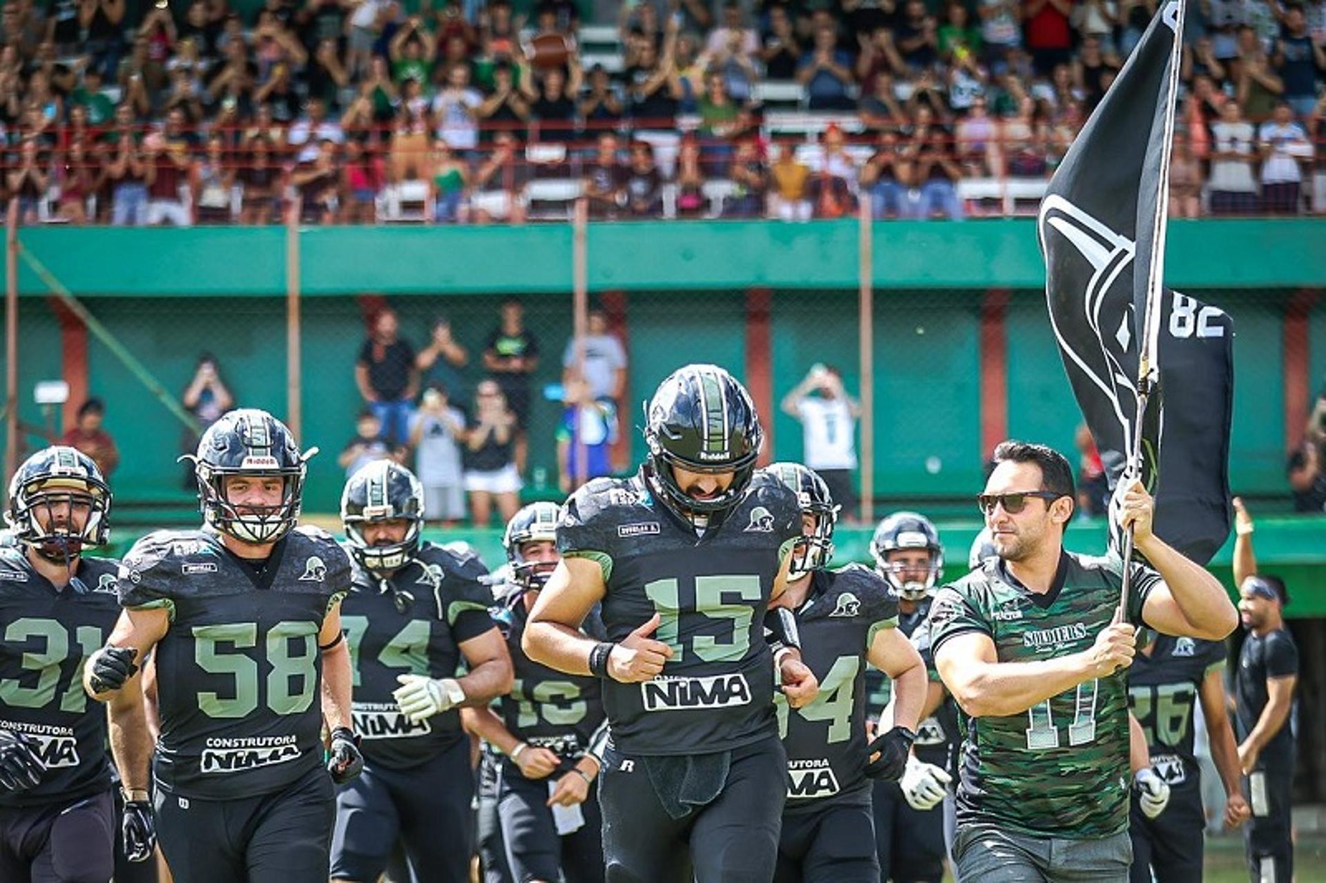 Santa Maria Soldiers tenta chegar a mais uma final do Campeonato Gaúcho de futebol americano