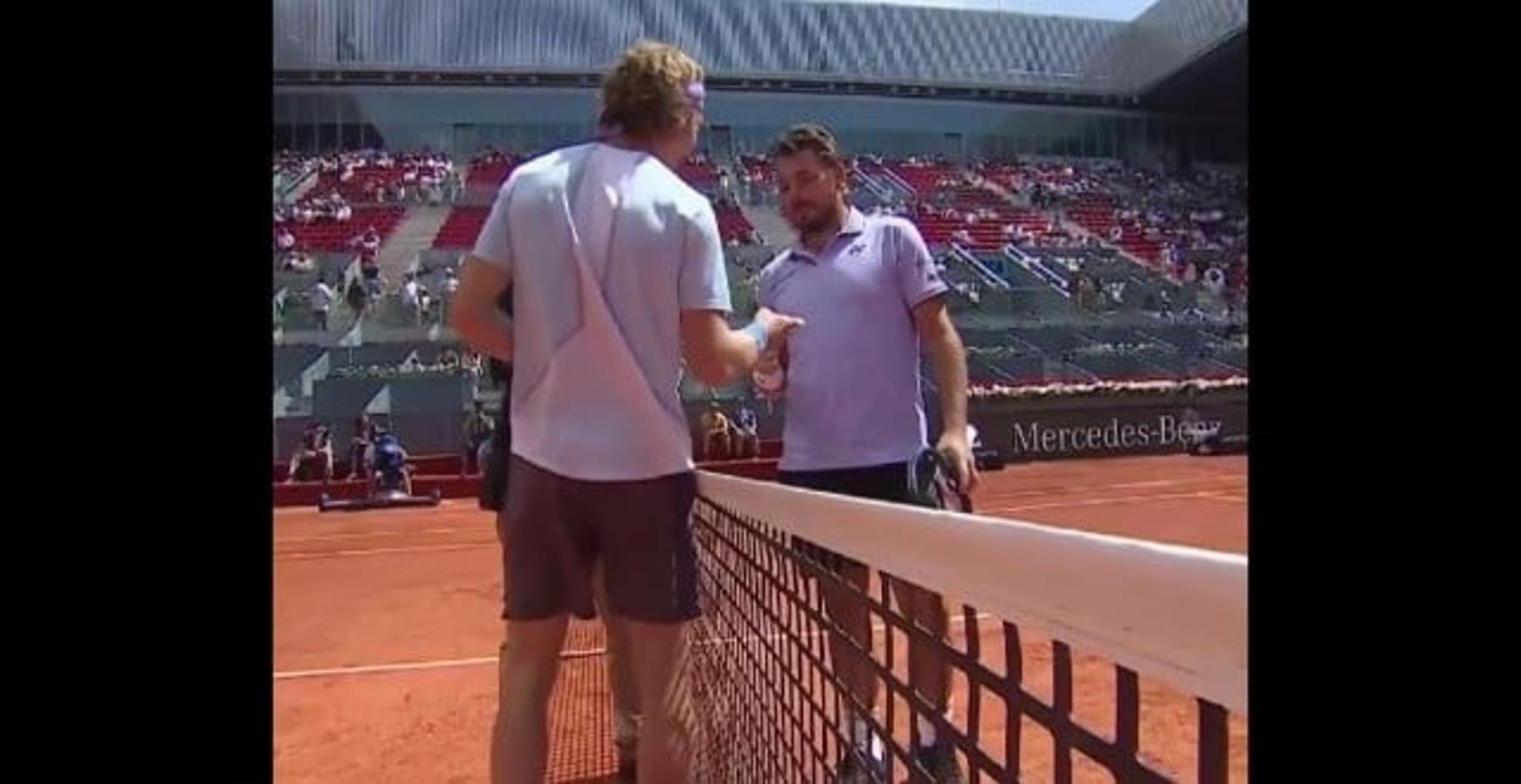 Rublev disputa 'jokenpô' com Wawrinka antes de duelo e Madri