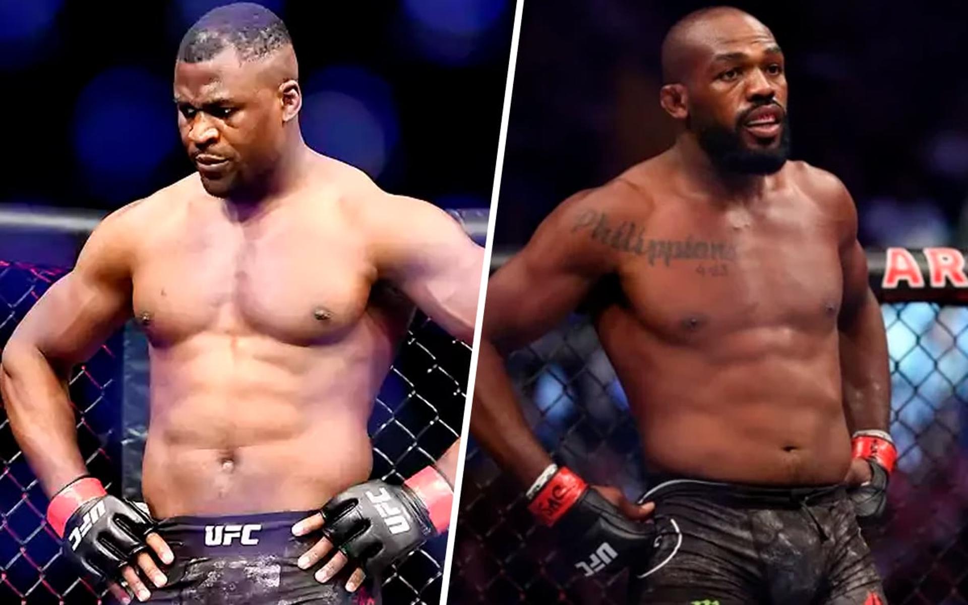 Ngannou e Jon Jones