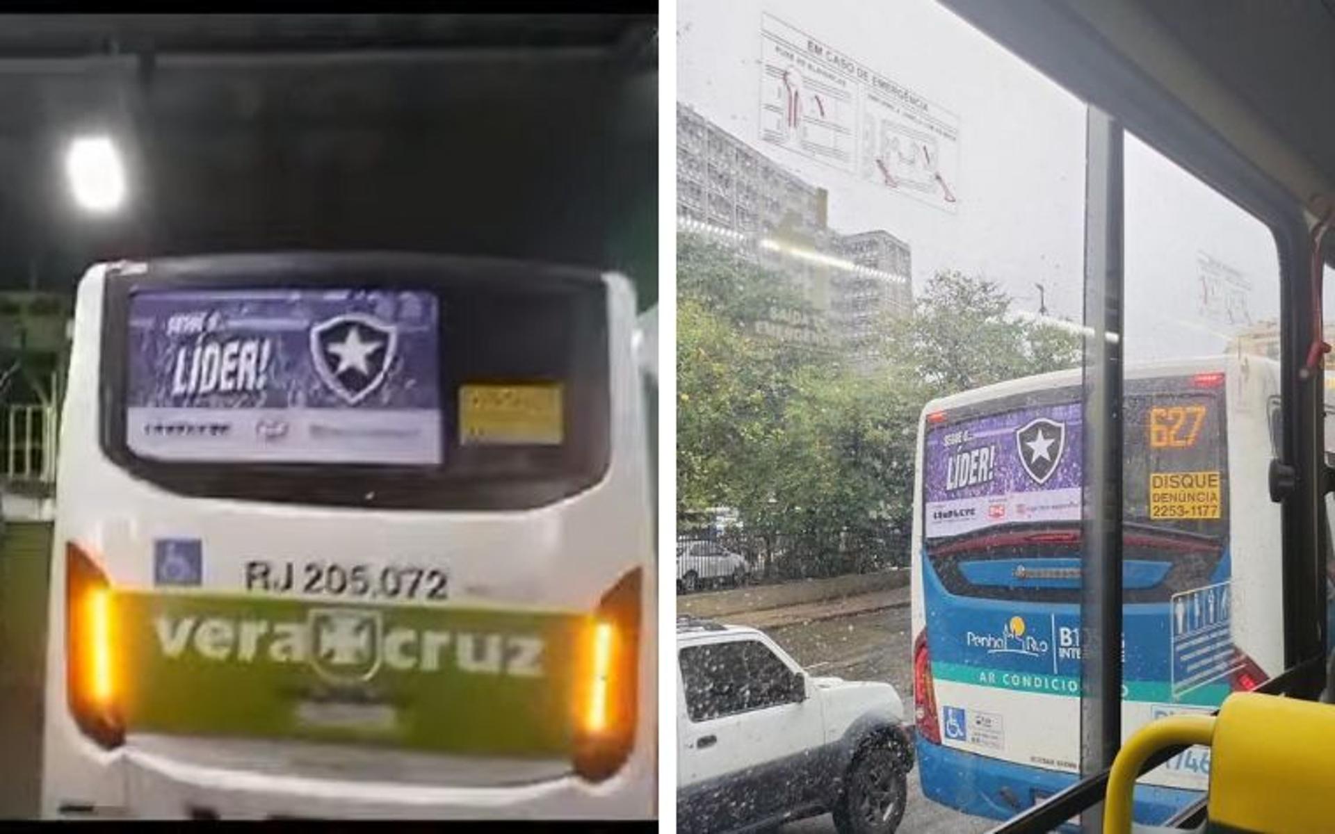 Adesivos de ônibus Botafogo