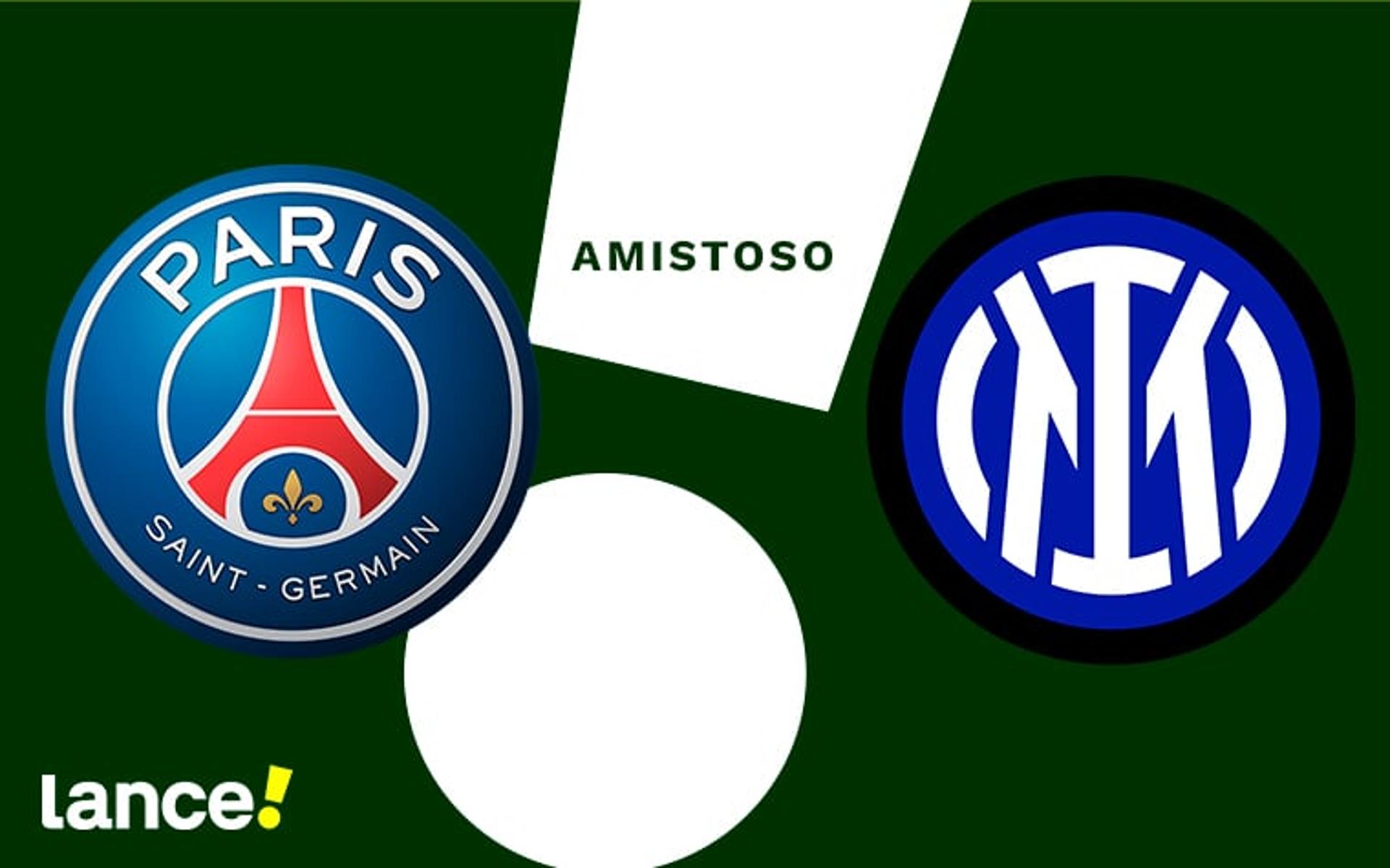 PSG x Inter (Arte: Vítor Araújo/Lance!)