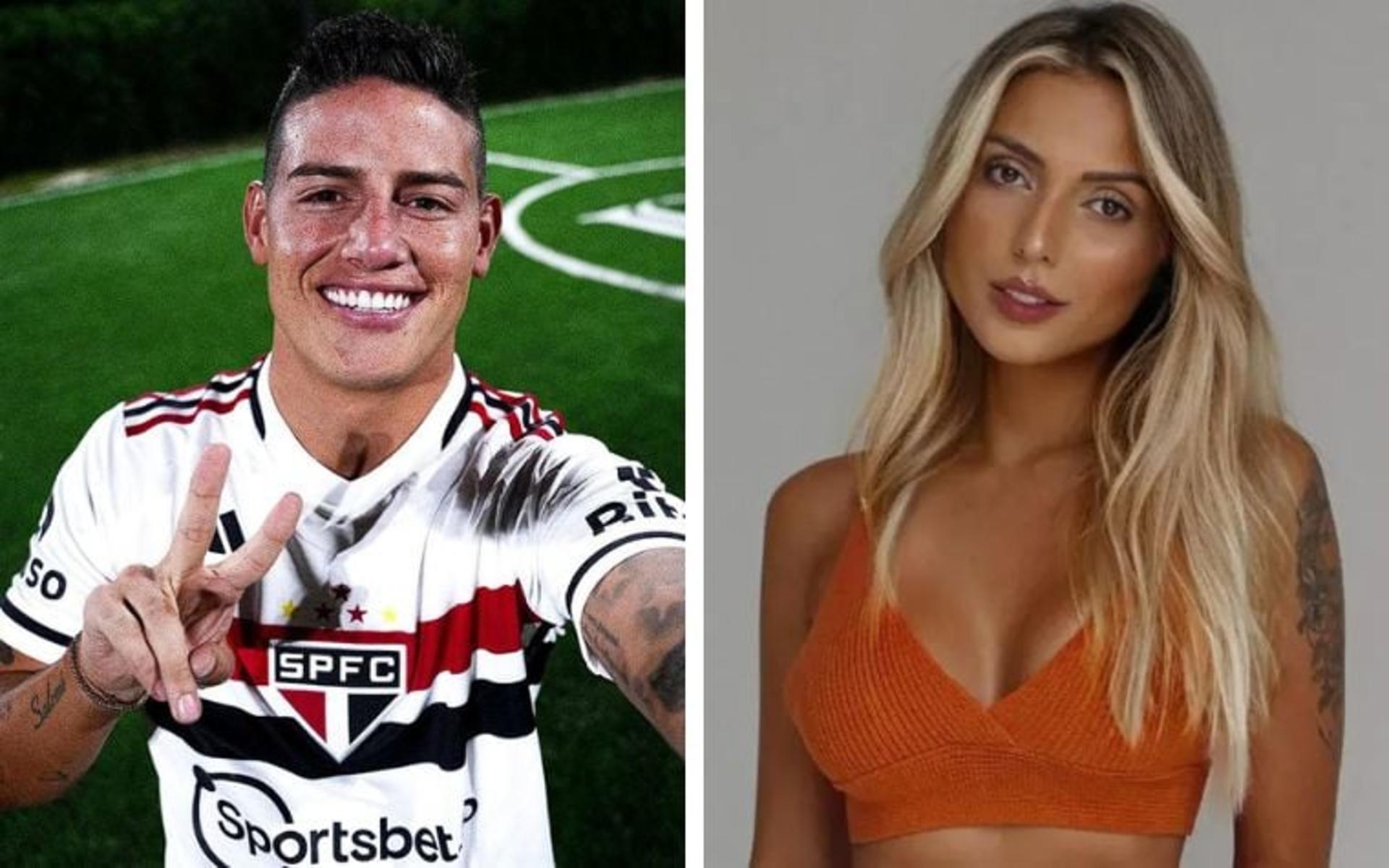 James Rodriguez e Fernanda Campos