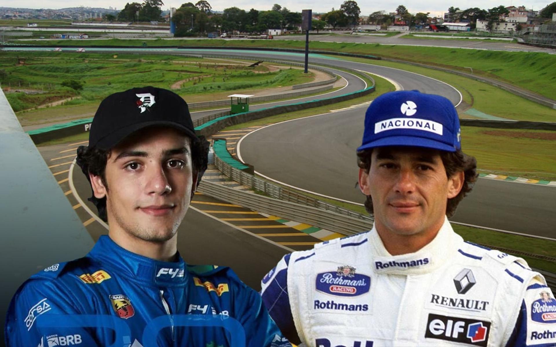 João Tesser e Ayrton Senna