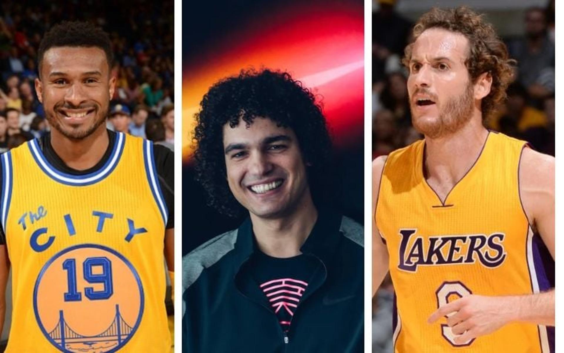 Leandrinho, Anderson Varejão e Marcelinho Huertas