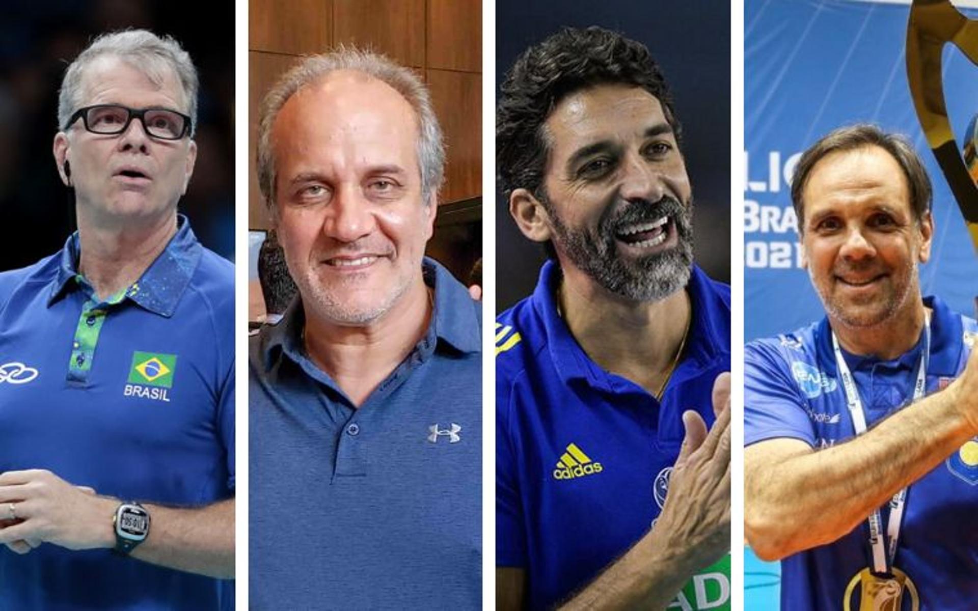 Técnicos da Seleção de Vôlei masculina