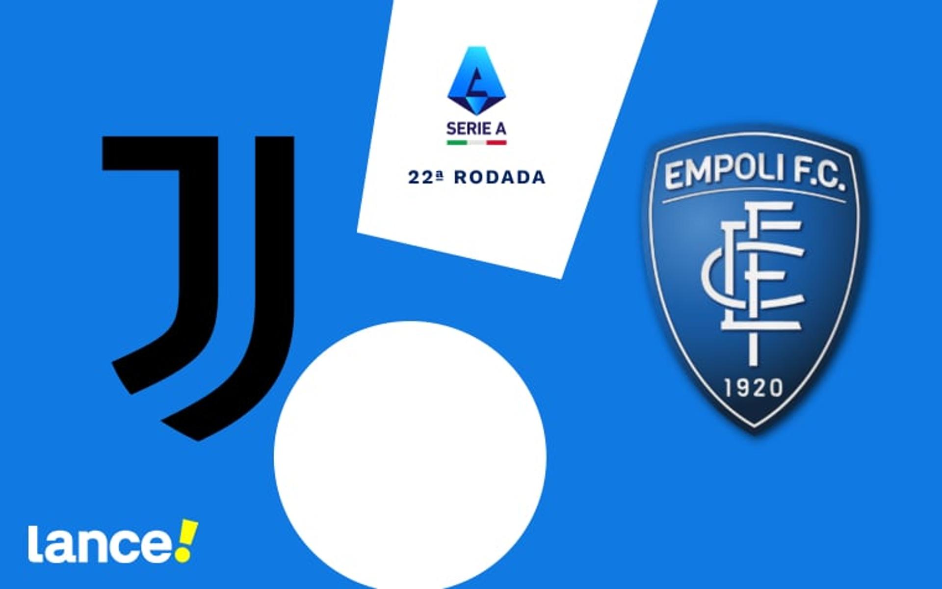 Onde assistir - Juventus x Empoli - Campeonato Italiano