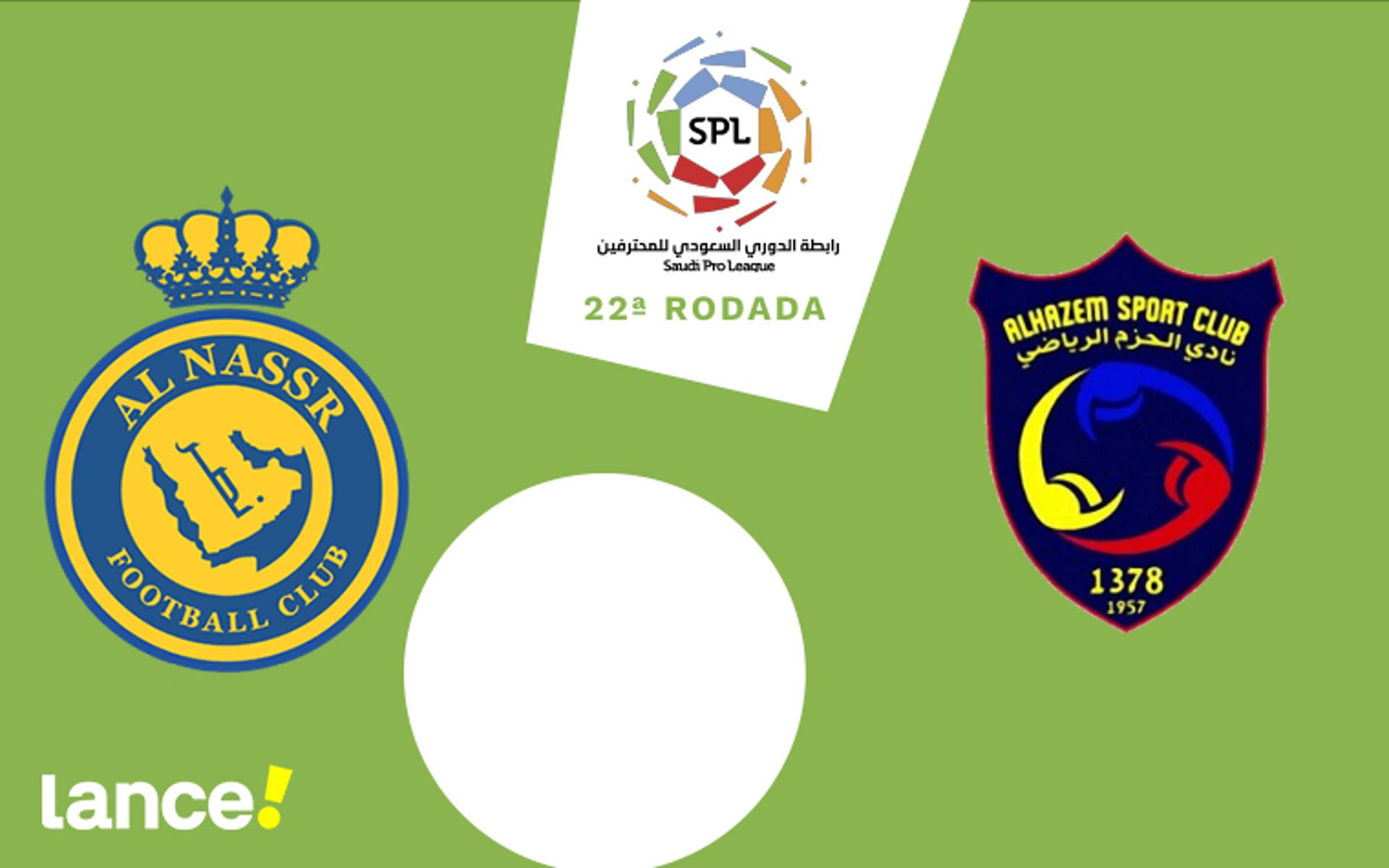 Onde assistir - Al-Nassr x Al-Hazem - Campeonato Saudita