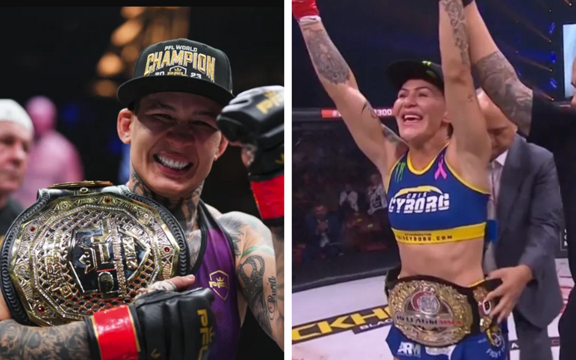 Larissa Pacheco e Cris Cyborg