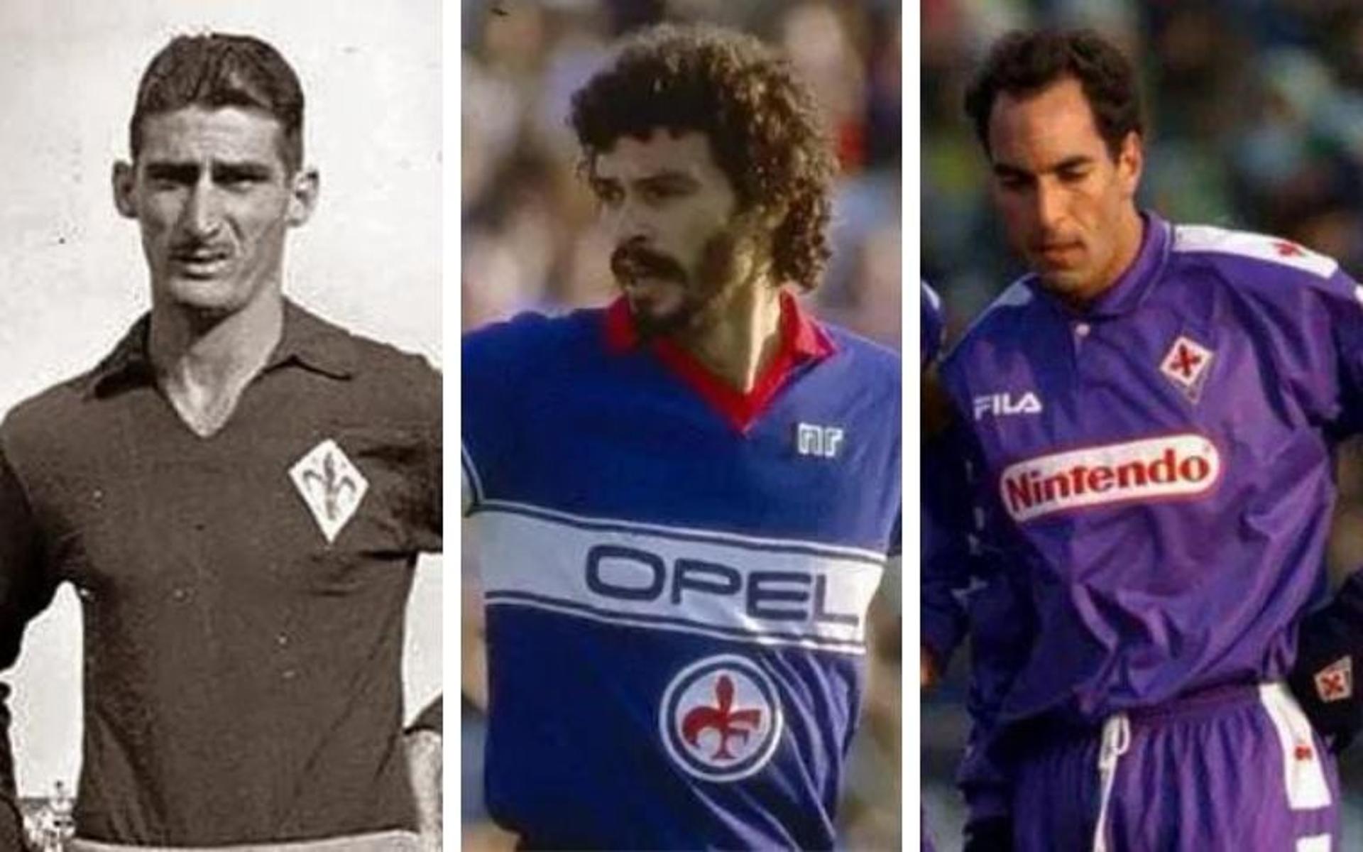 Julinho, Sócrates e Edmundo - Fiorentina