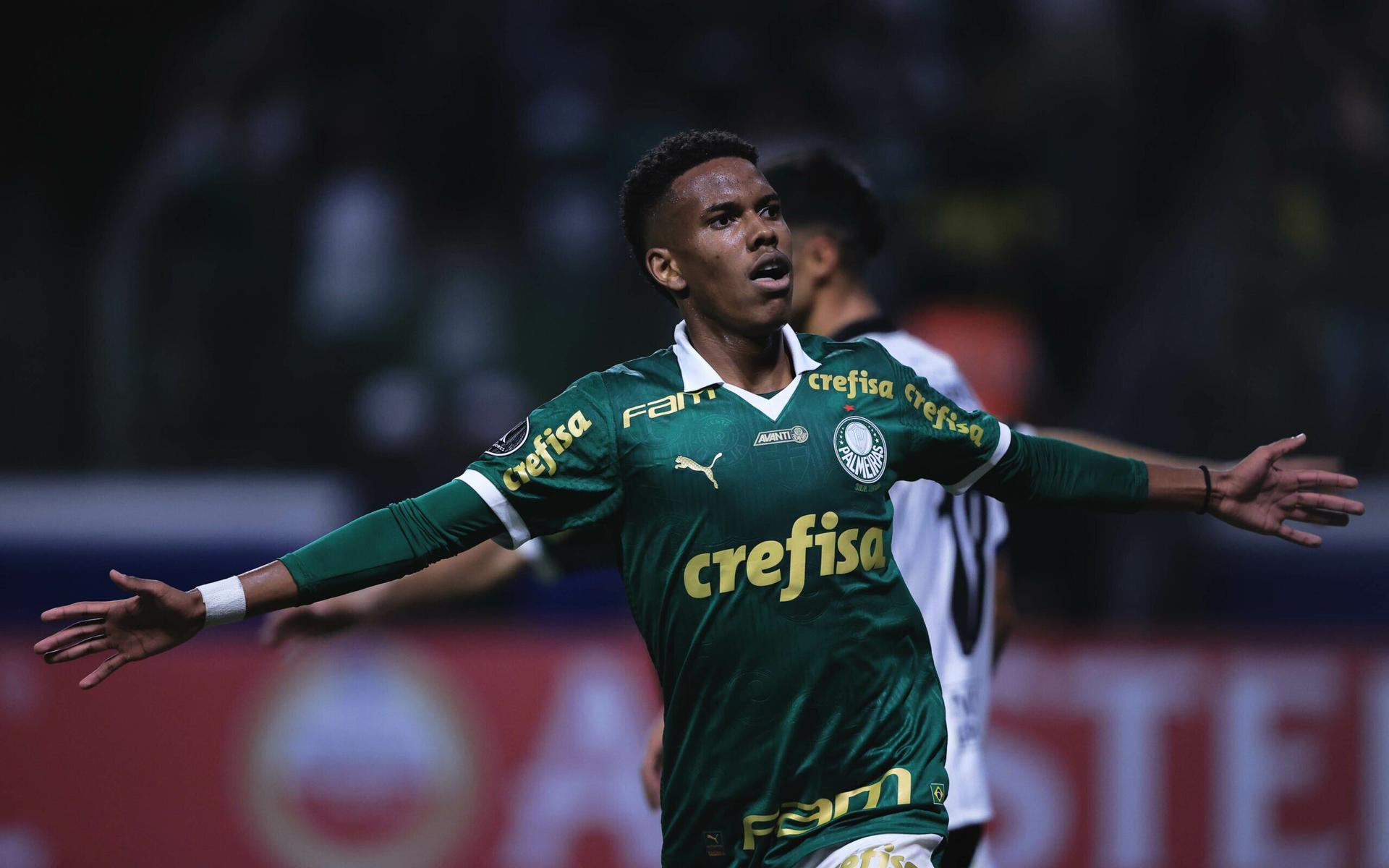 Vea los números del Palmeiras con y sin Estêvão en el campo