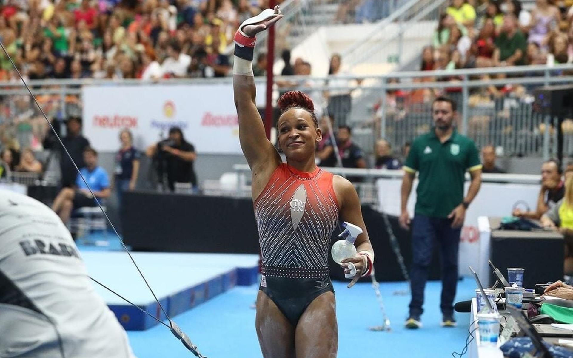 Rebecca Andrade brilla y gana medalla de oro en el Campeonato Brasileño de Gimnasia Artística