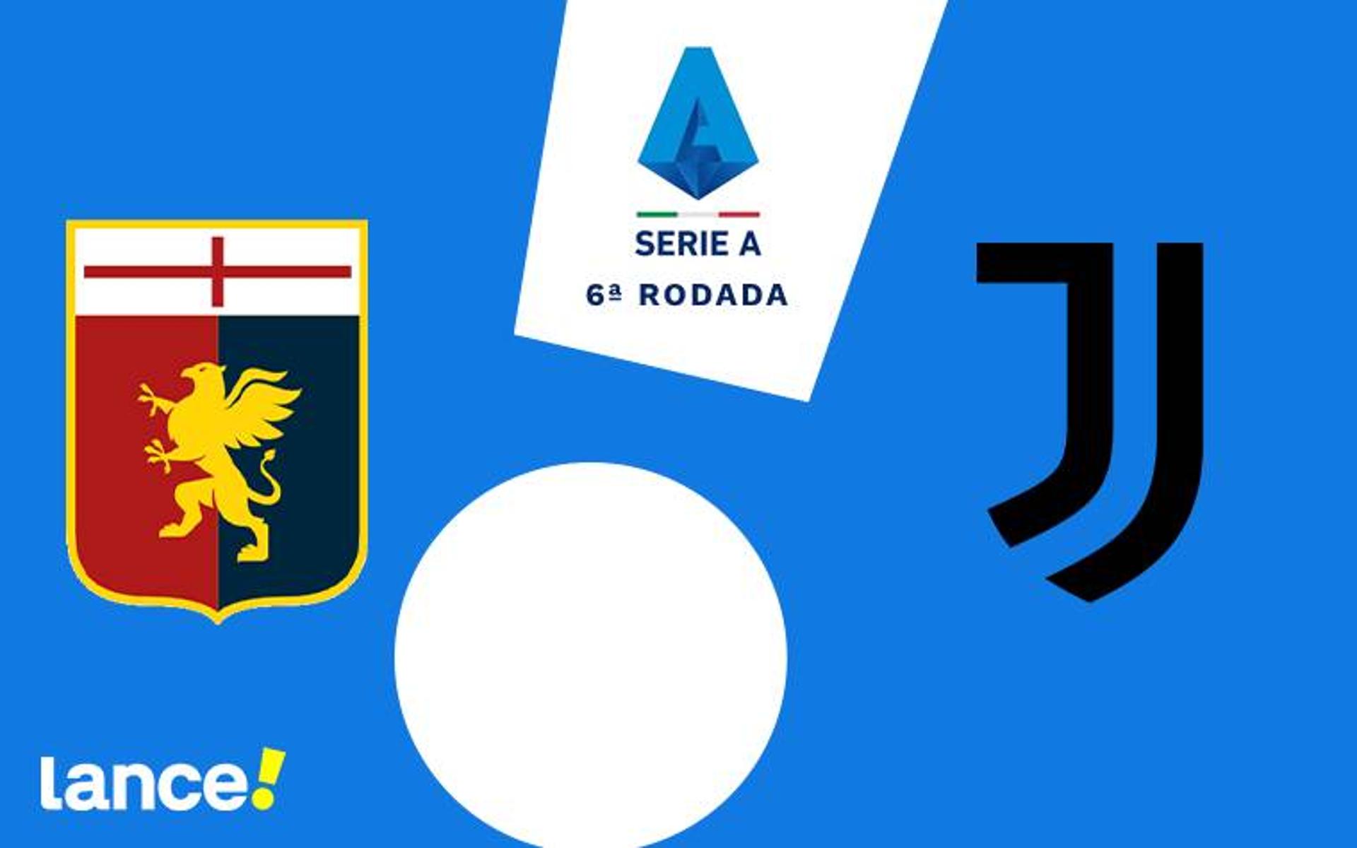 Saiba onde assistir o jogo Genoa x Juventus pela Série A Italiana (Foto: Arte / Lance!)