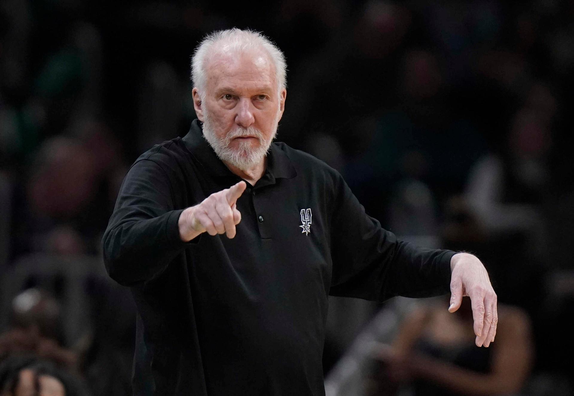 Spurs Popovich Basketball