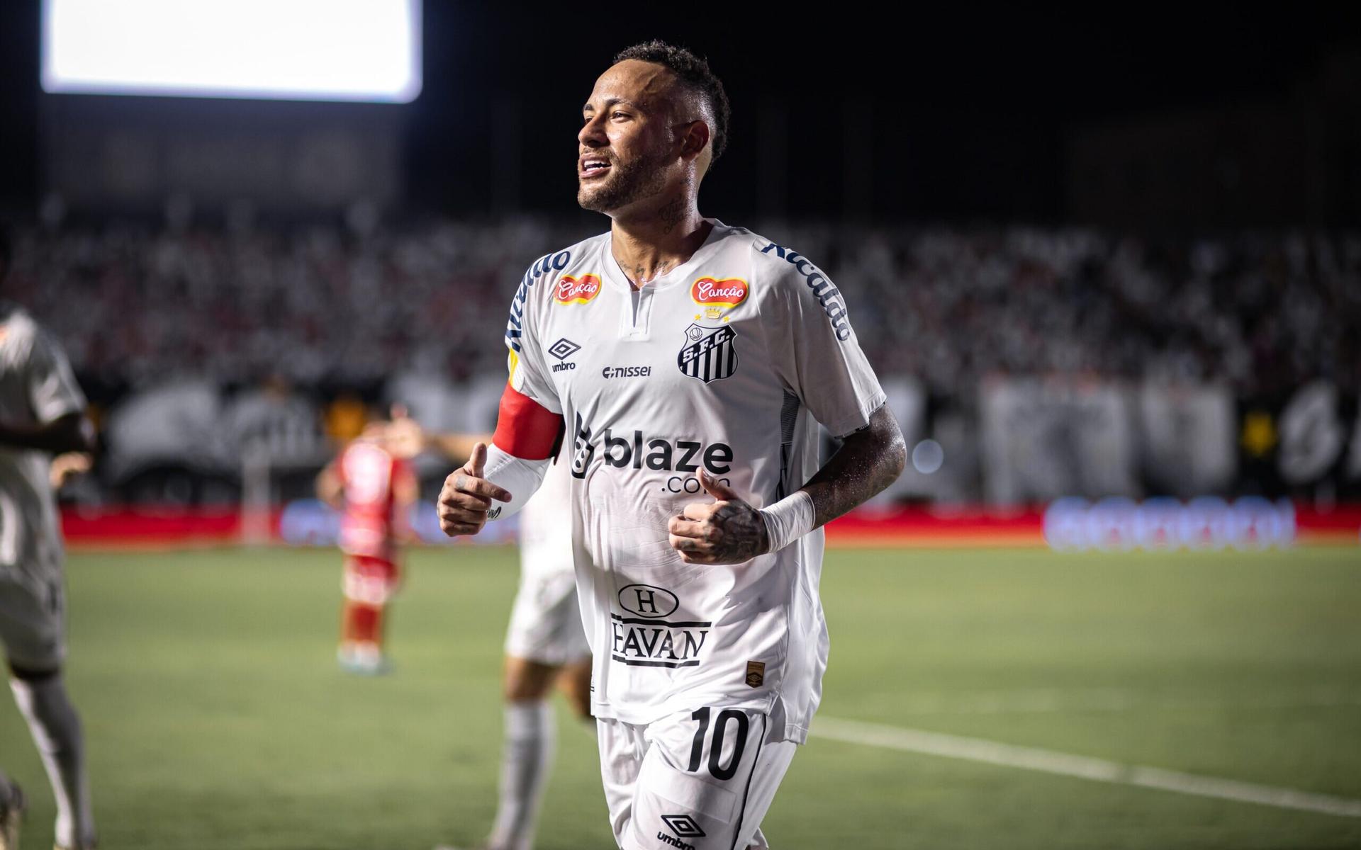 Jogos de hoje: o Santos de Neymar recebe o Bragantino valendo vaga nas semifinais do Paulistão (Foto: Abner Dourado/AGIF)