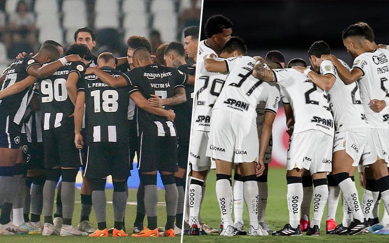 Botafogo x Corinthians: onde assistir e escalações pelo Brasileirão