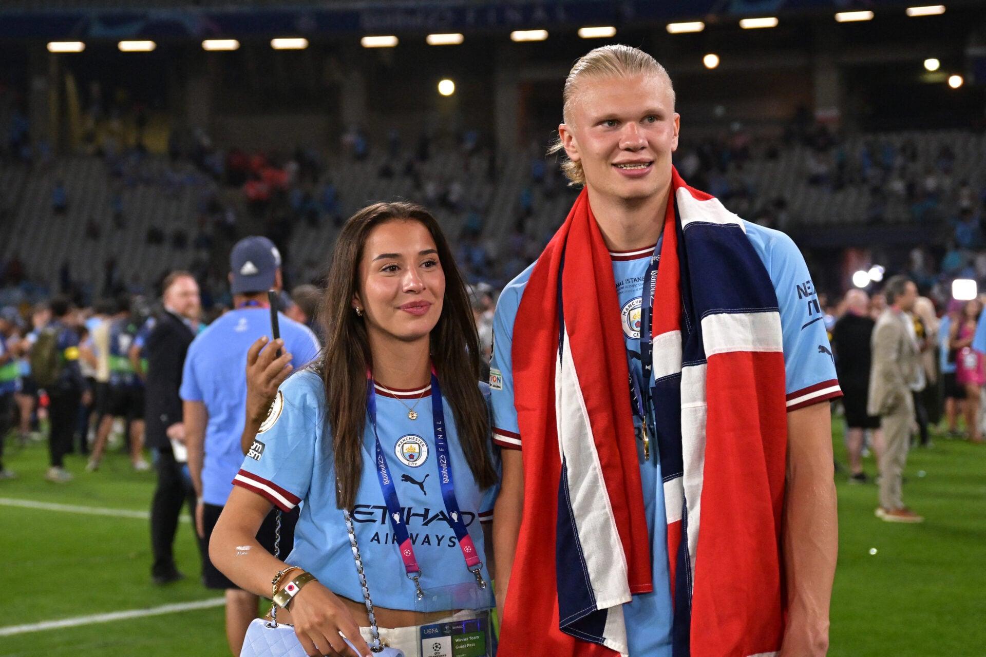 haaland-comemora-t-tulo-da-champions-ao-lado-da-namorada-veja-fotos-e