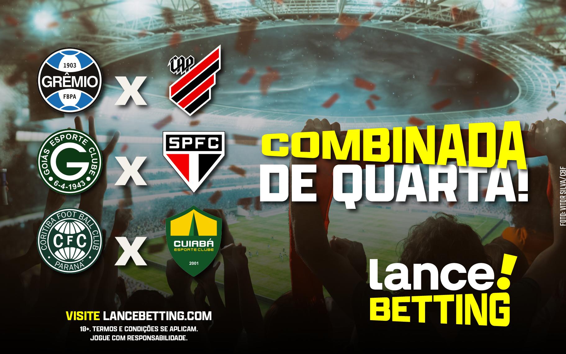 Quarta de futebol! Aposte R10 e ganhe mais de R1900 com a rodada do
