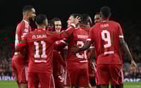 O Liverpool derrotou o Atlético de Madrid, por 3 a 2, pela Champions League (Foto: Oli Scarff/AFP)