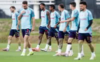 Cleiton durante treino do Flamengo (Foto: Flamengo/Divulgação)