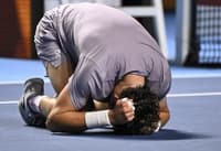 Nùmero 1 do Brasil, João Fonseca se emociona com o título na Suíça (Foto Fabrice COFFRINI / AFP)