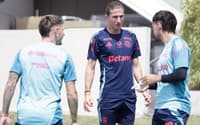 Filipe Luís Arrascaeta Varela treino Flamengo