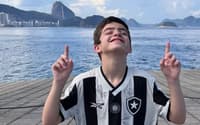 Henrique "Glorioso", torcedor mirim do Botafogo (Foto: reprodução redes sociais)
