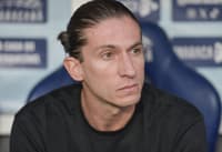 Filipe Luís em Flamengo x Vasco (Foto: Thiago Ribeiro/AGIF)