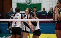 Flamengo vence Fluminense no Carioca de vôlei (Foto: Mariana Sá/CRF)