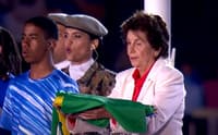 Maria Esther Bueno no encerramento da Rio-2016 (Reprodução)