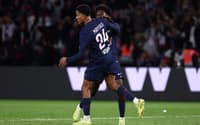Pela Ligue 1, PSG e Strasbourg empataram por 3 a 3 (Foto: FRANCK FIFE / AFP)
