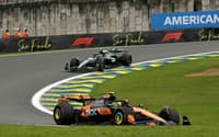 Lando Norris na corrida sprint do GP do Brasil (Foto: Nelson Almeida/ AFP)