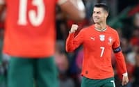 Cristiano Ronaldo marcou dois gols no duelo entre Portugal e Hungria nas Eliminatórias (Foto: PATRICIA DE MELO MOREIRA / AFP)